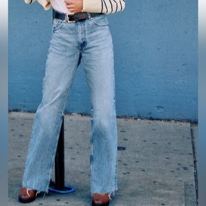 NWT. Zara TRF wide Leg womens jeans. Size 36 (4US)